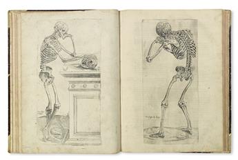 VESALIUS, ANDREAS. Anatomia Deudsch.  1551